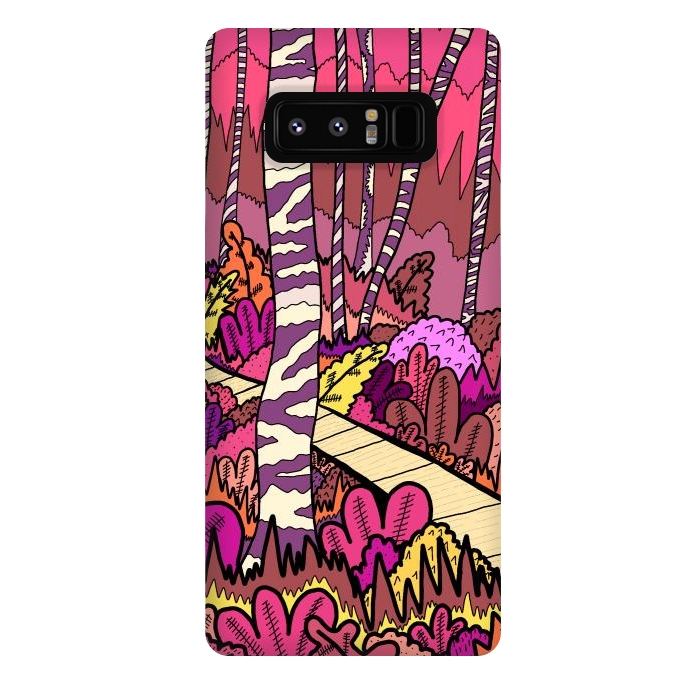 Galaxy Note 8 StrongFit The pink forest walk by Steve Wade (Swade)