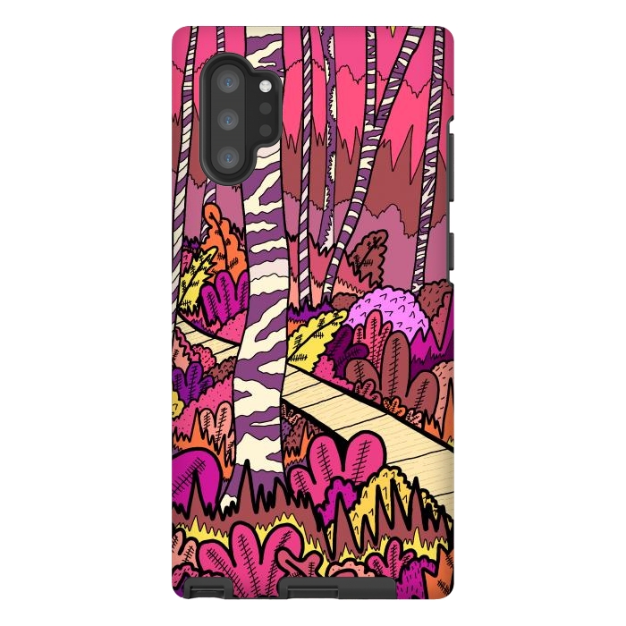 Galaxy Note 10 plus StrongFit The pink forest walk by Steve Wade (Swade)