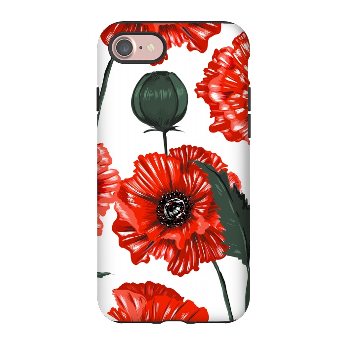 iPhone 7 StrongFit red poppy by haroulita
