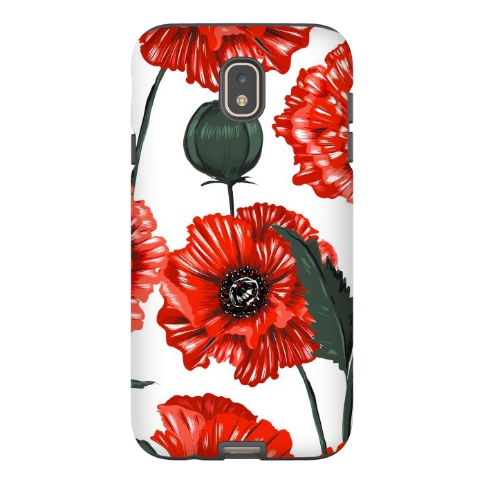 Galaxy J7 StrongFit red poppy by haroulita