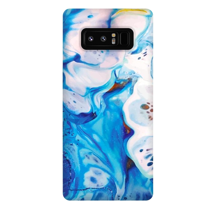 Galaxy Note 8 StrongFit sea waves painting by haroulita