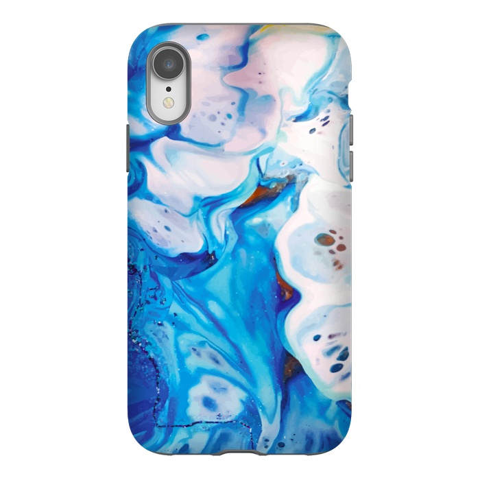 iPhone Xr StrongFit sea waves painting by haroulita