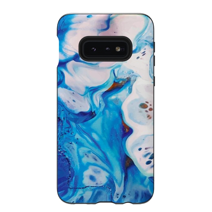 Galaxy S10e StrongFit sea waves painting by haroulita