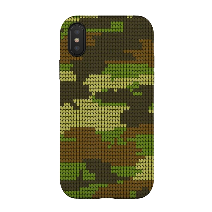 iPhone Xs / X StrongFit camo hearts by haroulita