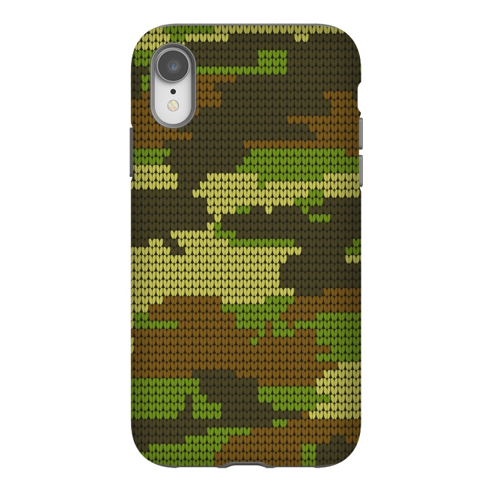 iPhone Xr StrongFit camo hearts by haroulita