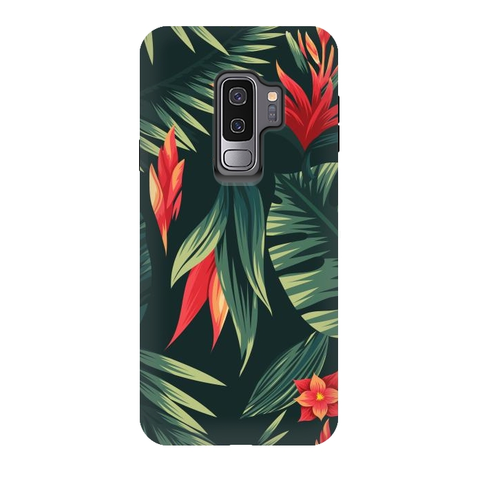 Galaxy S9 plus StrongFit tropical blossom by haroulita