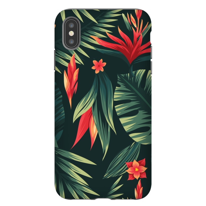 iPhone Xs Max StrongFit tropical blossom by haroulita