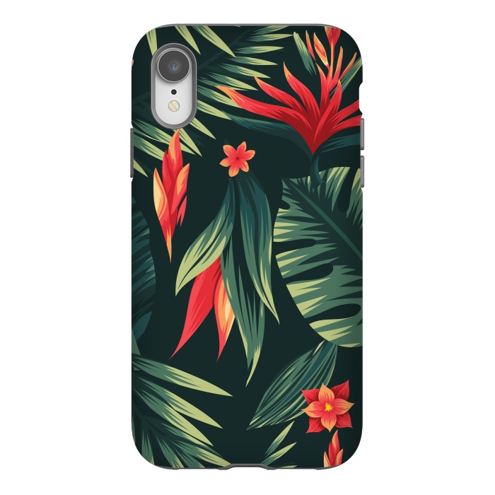iPhone Xr StrongFit tropical blossom by haroulita