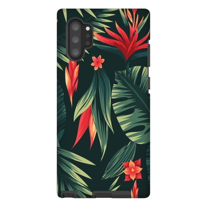 Galaxy Note 10 plus StrongFit tropical blossom by haroulita