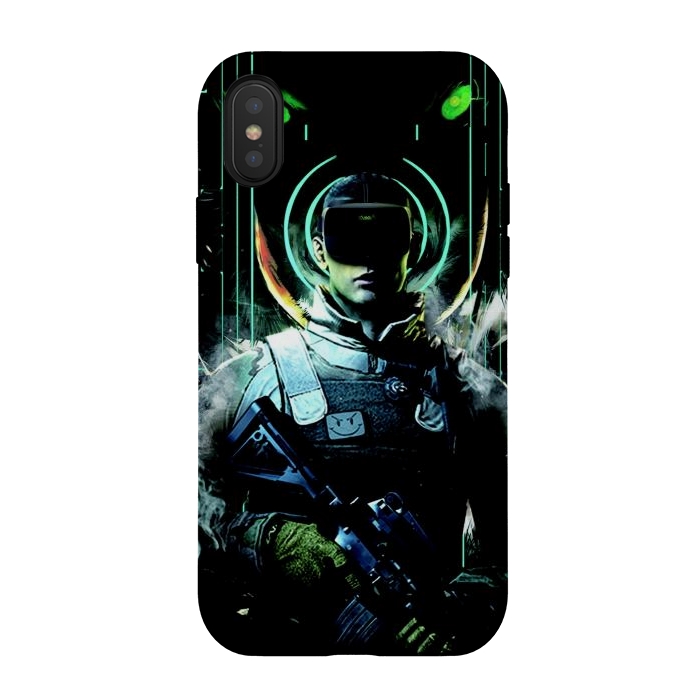 iPhone Xs / X StrongFit Soldier by Winston