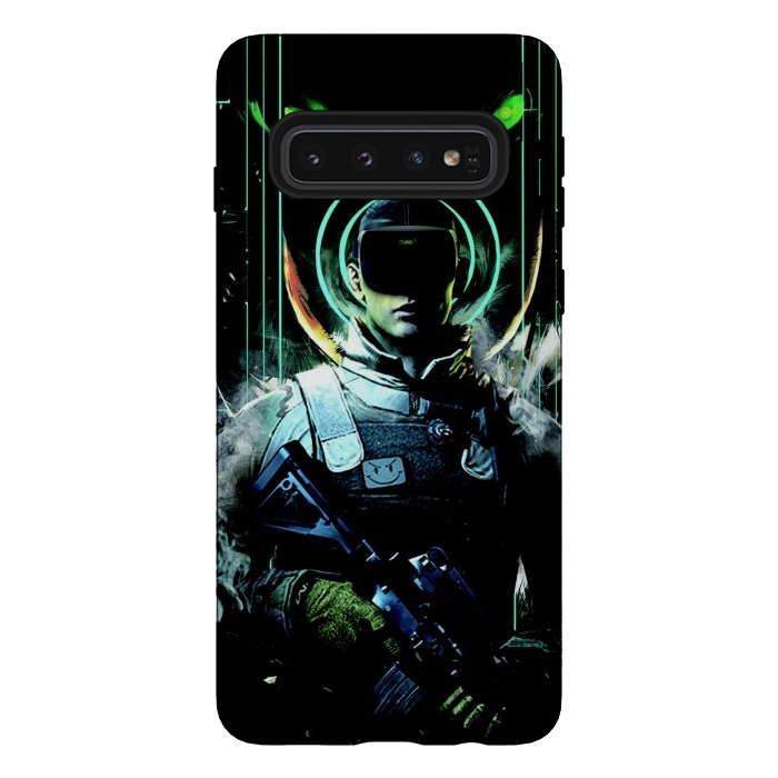 Galaxy S10 StrongFit Soldier by Winston
