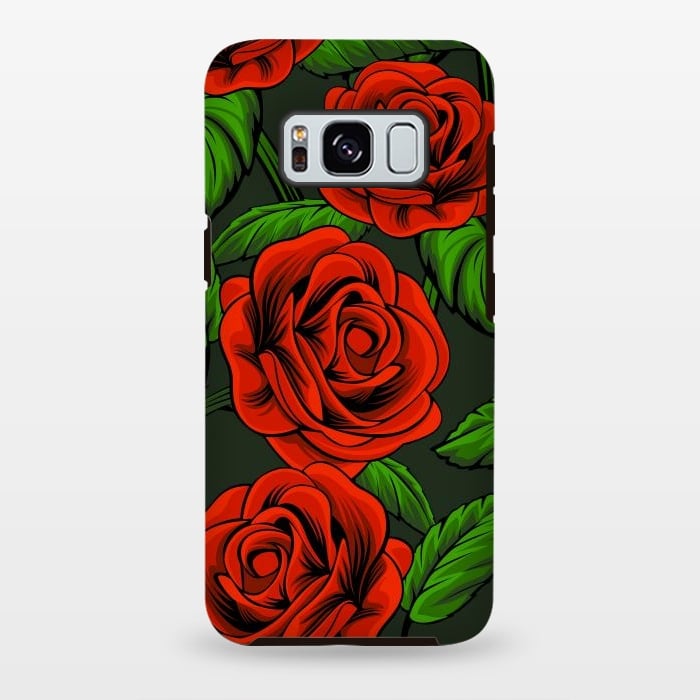 Galaxy S8 plus StrongFit red roses by haroulita
