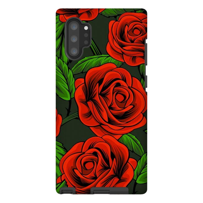 Galaxy Note 10 plus StrongFit red roses by haroulita