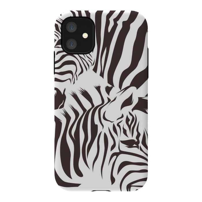 iPhone 11 StrongFit zebra l by haroulita