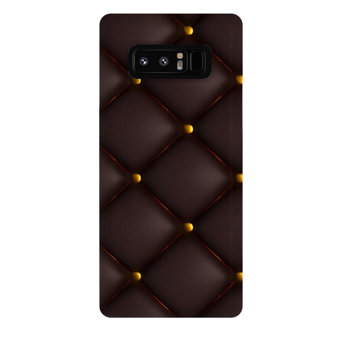 Galaxy Note 8 StrongFit minimal black gold by haroulita