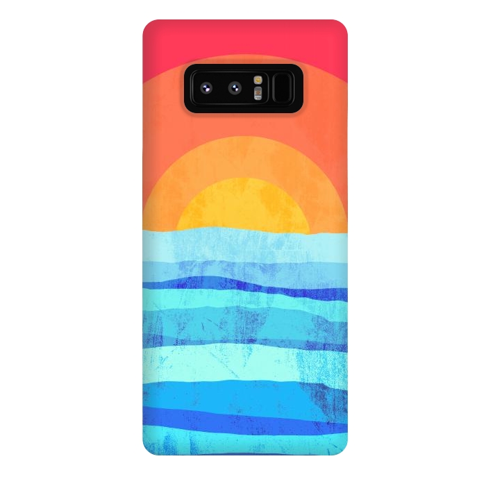 Galaxy Note 8 StrongFit The sea's sun by Steve Wade (Swade)