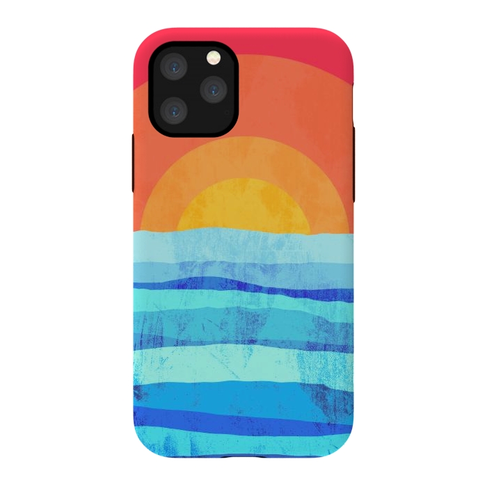 iPhone 11 Pro StrongFit The sea's sun by Steve Wade (Swade)