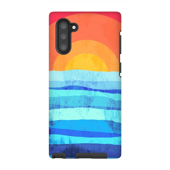 Galaxy Note 10 StrongFit The sea's sun by Steve Wade (Swade)