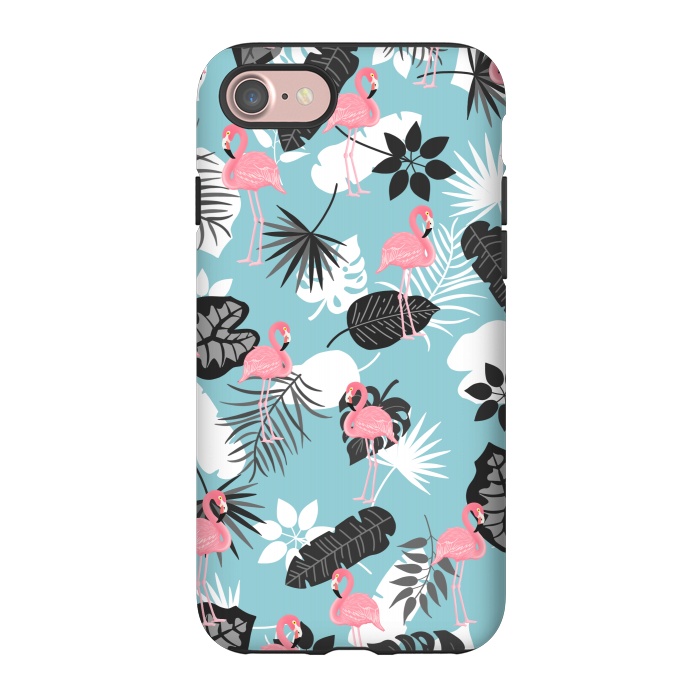 iPhone 7 StrongFit Pink flamingo by Jms