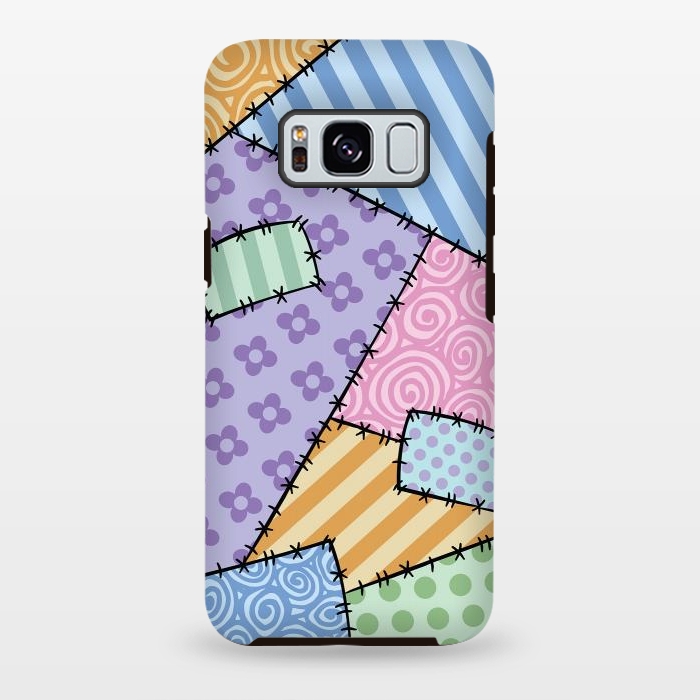 Galaxy S8 plus StrongFit Patchwork by Laura Nagel