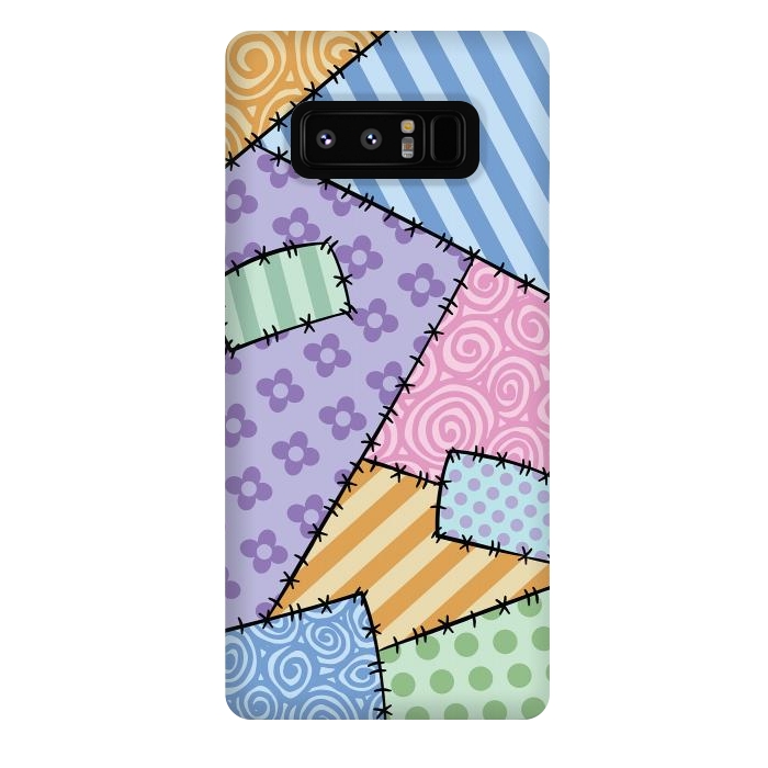 Galaxy Note 8 StrongFit Patchwork by Laura Nagel