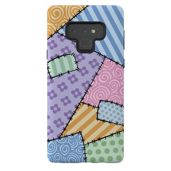 Galaxy Note 9 StrongFit Patchwork by Laura Nagel