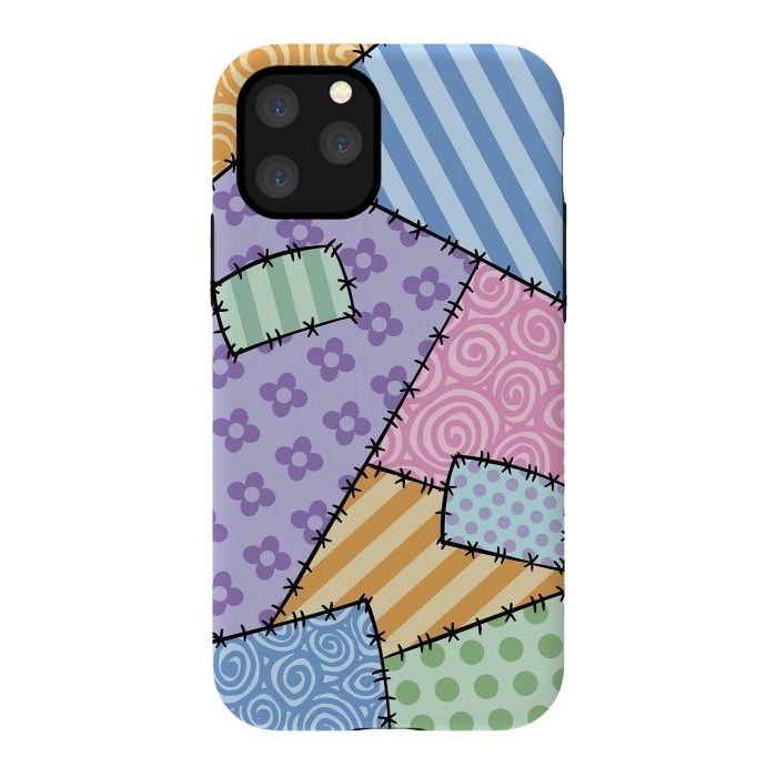 iPhone 11 Pro StrongFit Patchwork by Laura Nagel