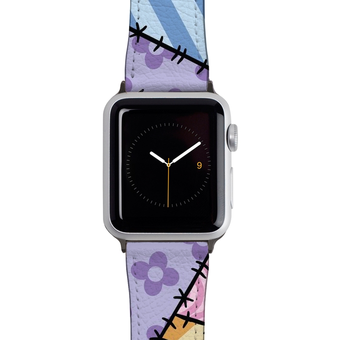 Watch 38mm / 40mm Strap PU leather Patchwork by Laura Nagel