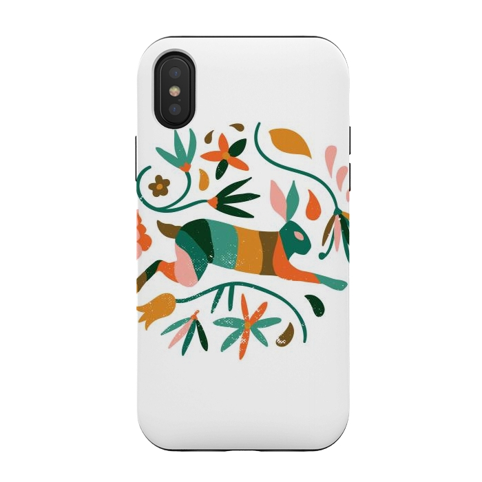 iPhone Xs / X StrongFit Rustic Jungle by Uma Prabhakar Gokhale