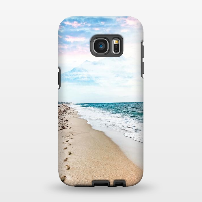Galaxy S7 EDGE StrongFit A Walk On The Beach by Uma Prabhakar Gokhale