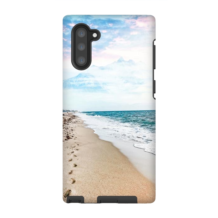 Galaxy Note 10 StrongFit A Walk On The Beach by Uma Prabhakar Gokhale