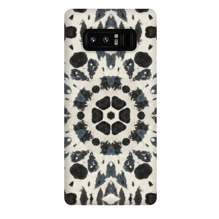 Galaxy Note 8 StrongFit Tribal cream by Nina Leth