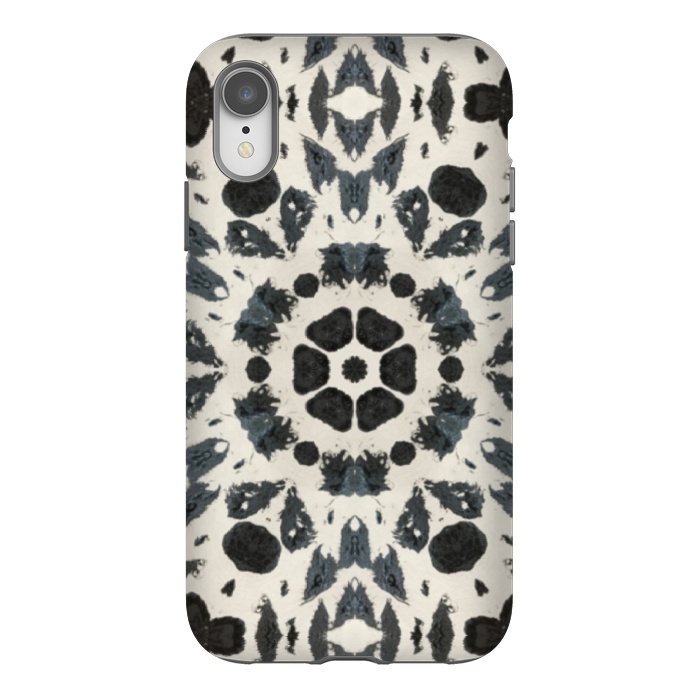 iPhone Xr StrongFit Tribal cream by Nina Leth