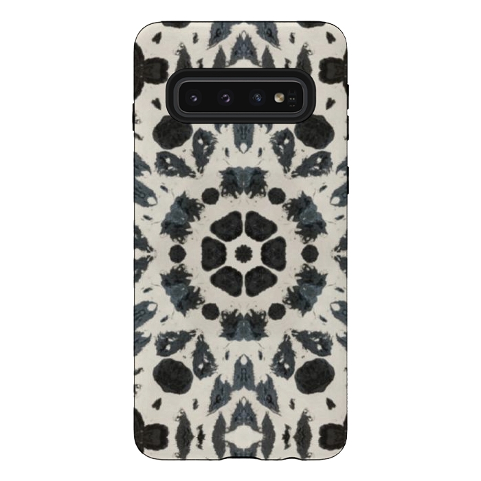 Galaxy S10 StrongFit Tribal cream by Nina Leth