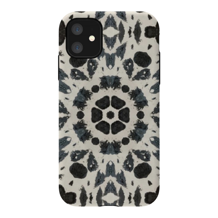 iPhone 11 StrongFit Tribal cream by Nina Leth
