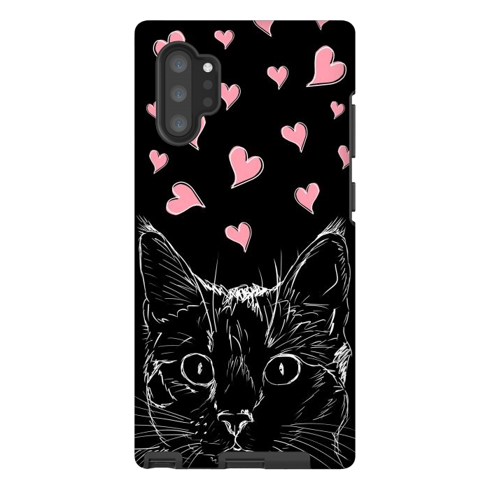 Galaxy Note 10 plus StrongFit In love kitten by Oana 