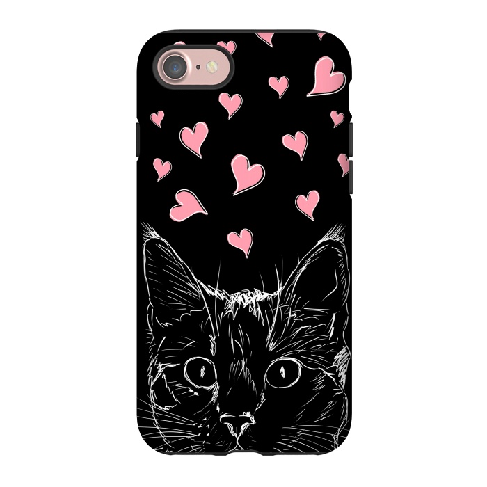 iPhone 7 StrongFit In love kitten by Oana 