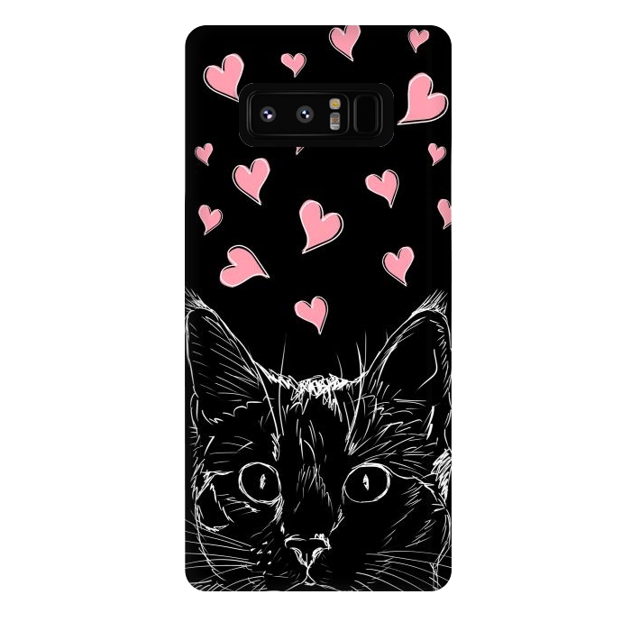 Galaxy Note 8 StrongFit In love kitten by Oana 