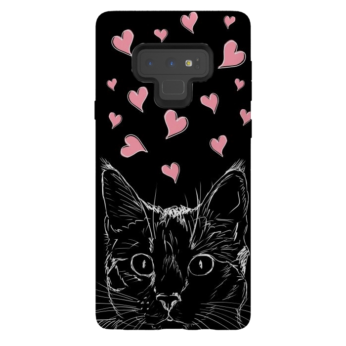 Galaxy Note 9 StrongFit In love kitten by Oana 