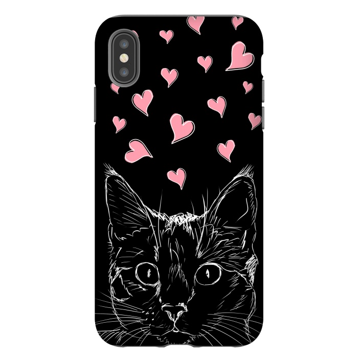 iPhone Xs Max StrongFit In love kitten by Oana 