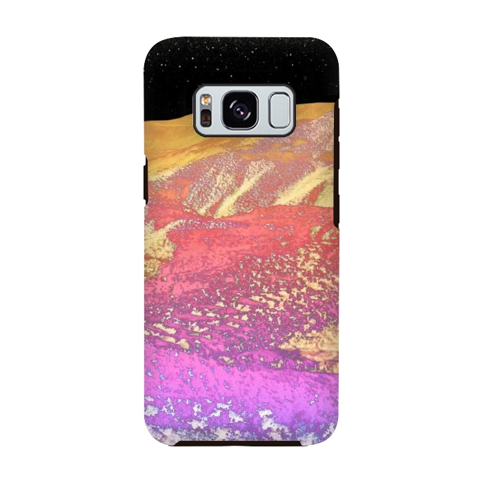 Galaxy S8 StrongFit Vibrant rainbow mountain by Oana 