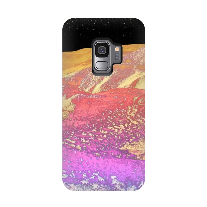 Galaxy S9 StrongFit Vibrant rainbow mountain by Oana 