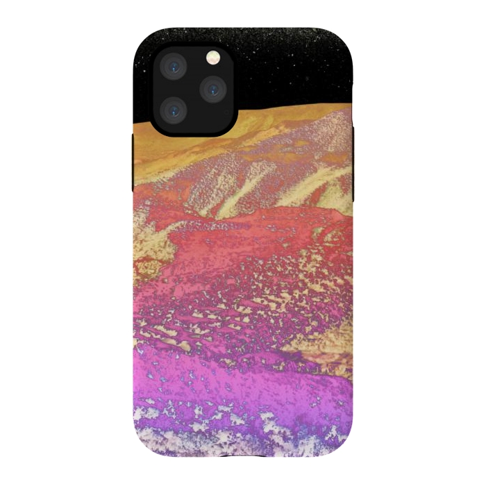 iPhone 11 Pro StrongFit Vibrant rainbow mountain by Oana 