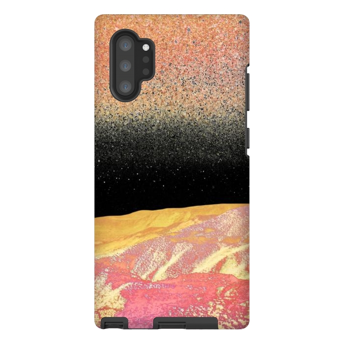 Galaxy Note 10 plus StrongFit Vibrant rainbow mountain by Oana 