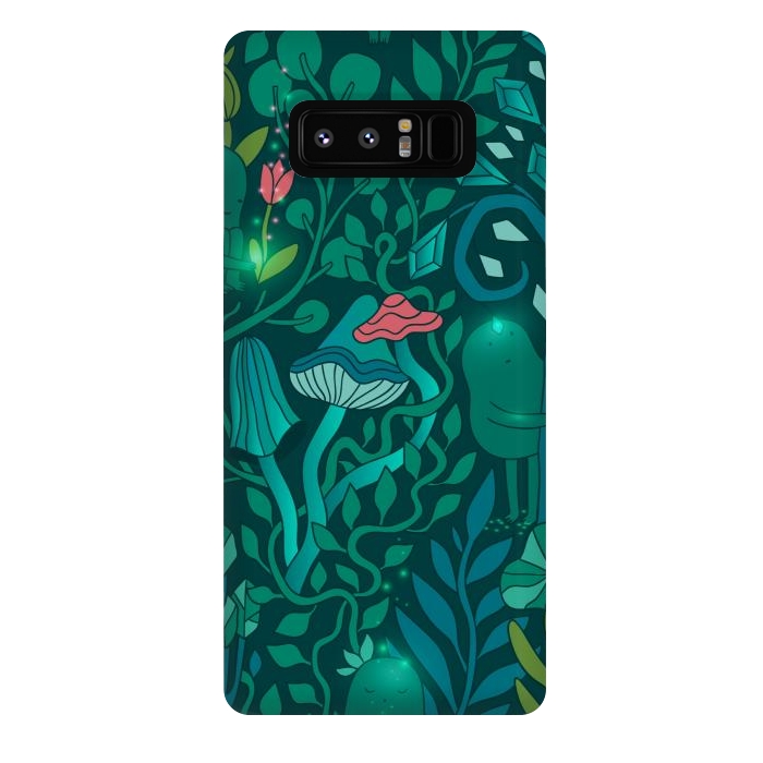 Galaxy Note 8 StrongFit Emerald forest keepers.  by Anna Alekseeva