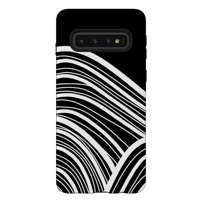 Galaxy S10 StrongFit The white waves by Steve Wade (Swade)