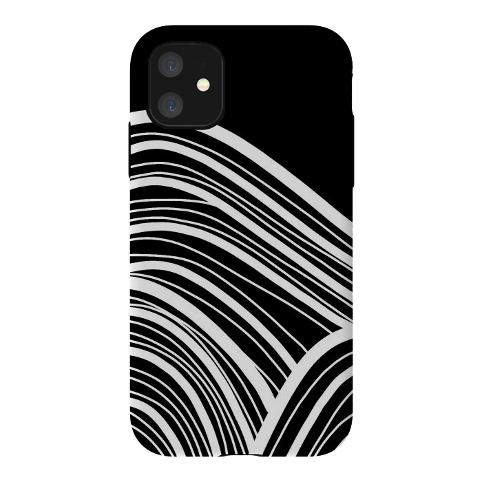 iPhone 11 StrongFit The white waves by Steve Wade (Swade)