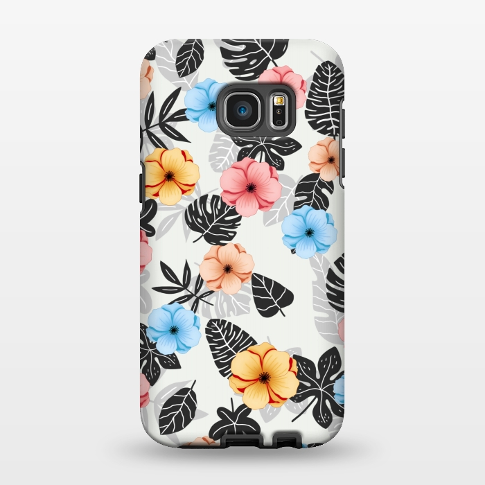 Galaxy S7 EDGE StrongFit Tropical patterns by Jms