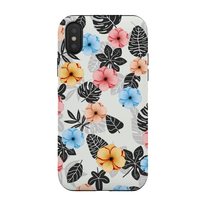 iPhone Xs / X StrongFit Tropical patterns by Jms