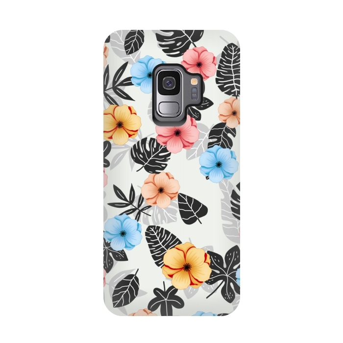 Galaxy S9 StrongFit Tropical patterns by Jms